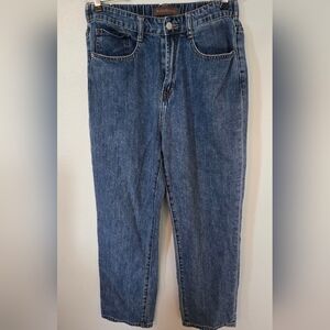 Risen Straight Leg Jeans Size Large